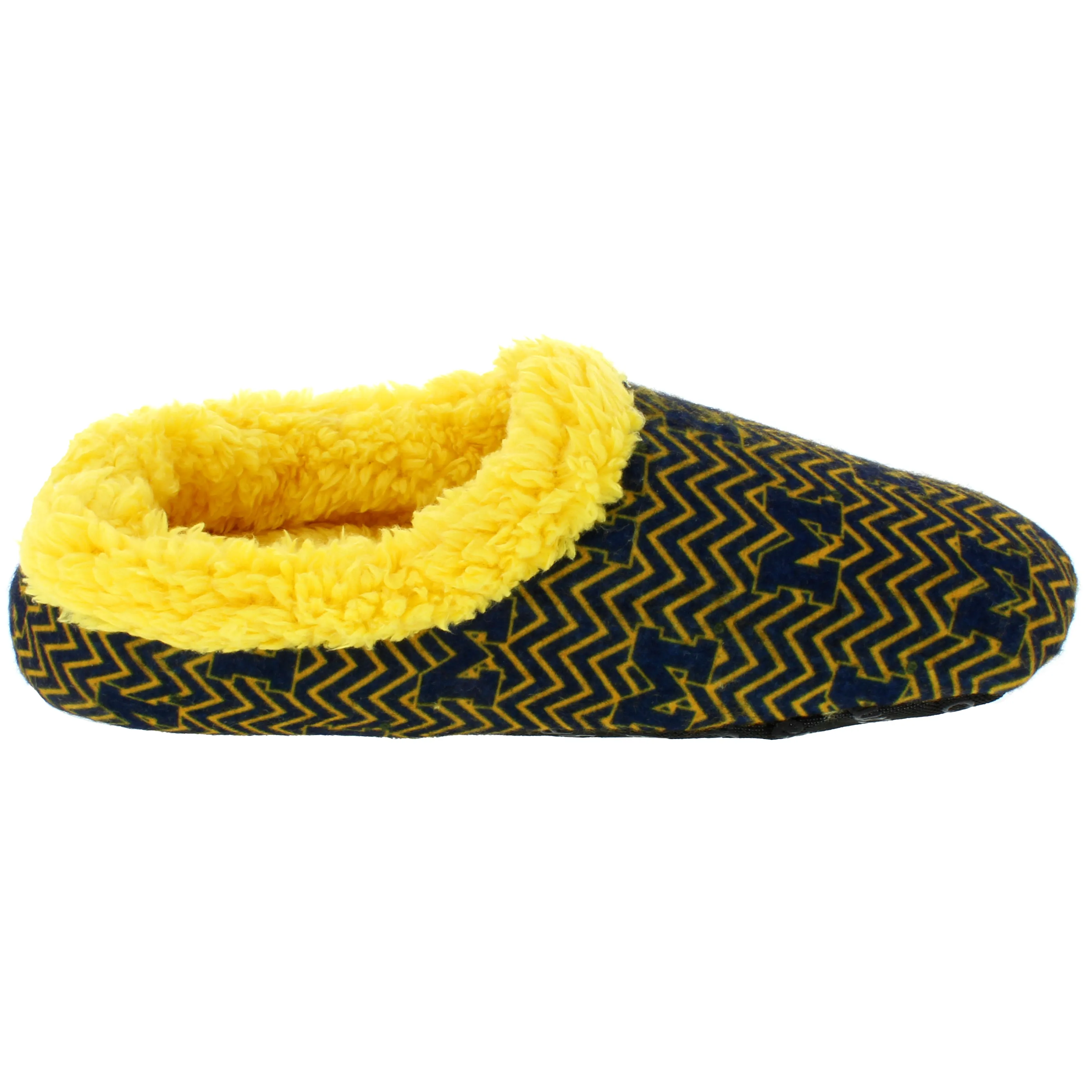 Michigan Wolverines Chevron Slip On Slippers