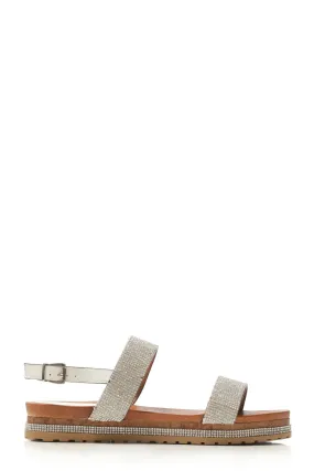 Mila slip on 2 dia straps flatform