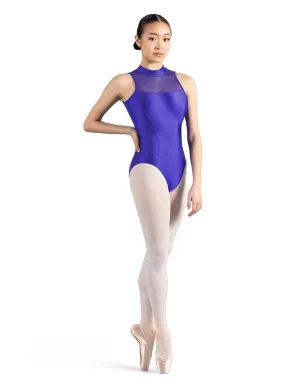 Mirella M3118LM Glow Mock-Neck Open-Back Leo