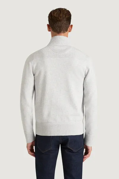 M.J. Bale - Perry Half Zip Sweater - Grey
