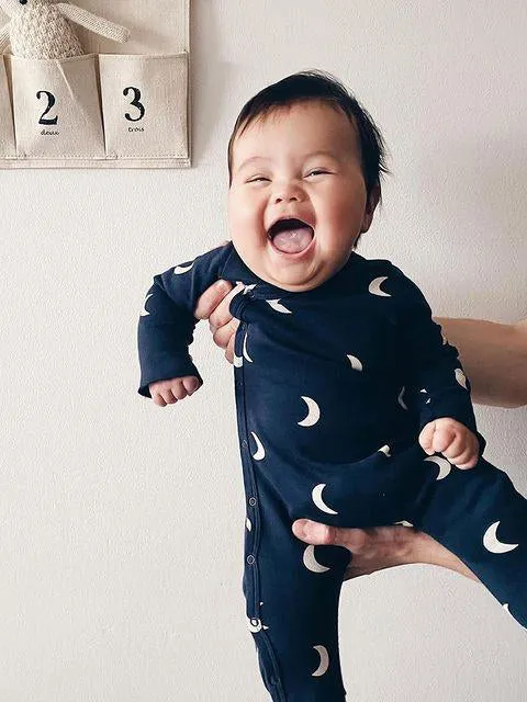 Navy Midnight Suit With Contrast Feet