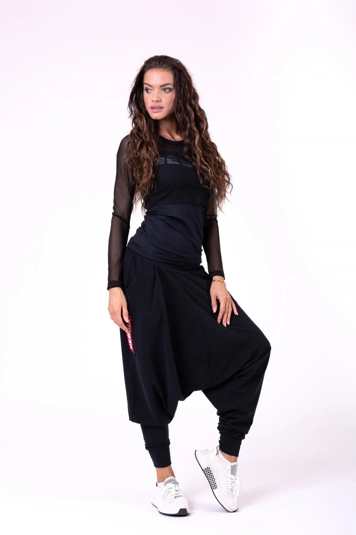 Nebbia Red Label Aladdins Pants 668 - Black