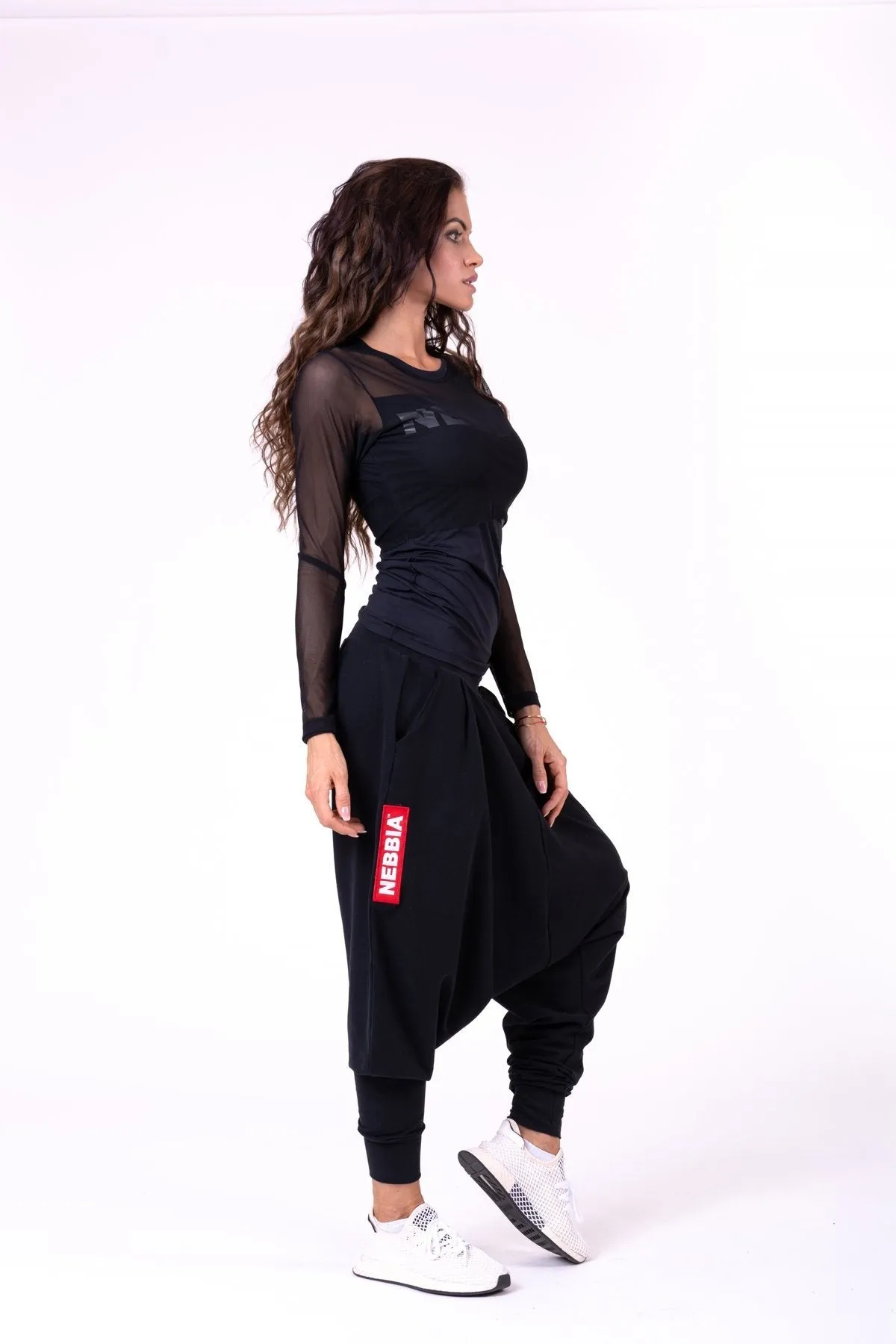 Nebbia Red Label Aladdins Pants 668 - Black