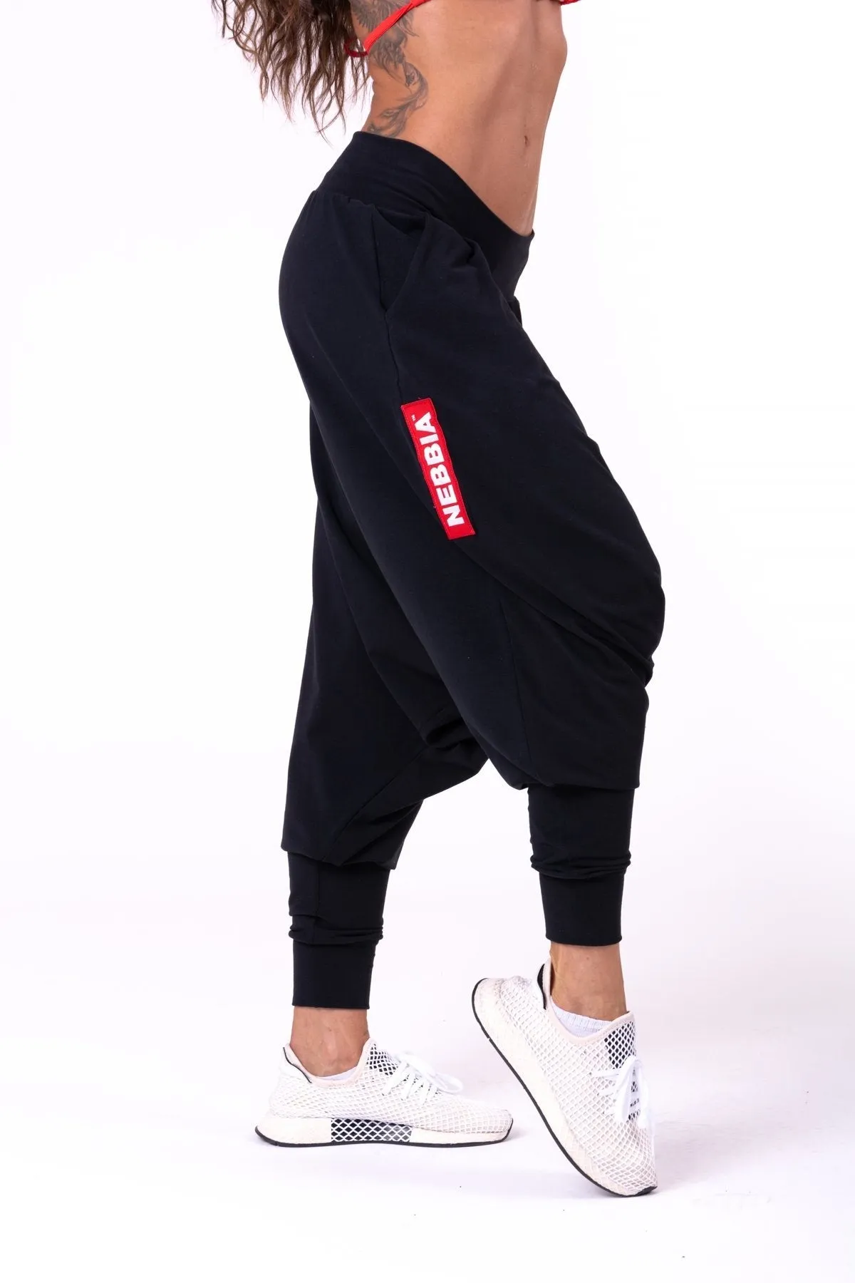 Nebbia Red Label Aladdins Pants 668 - Black