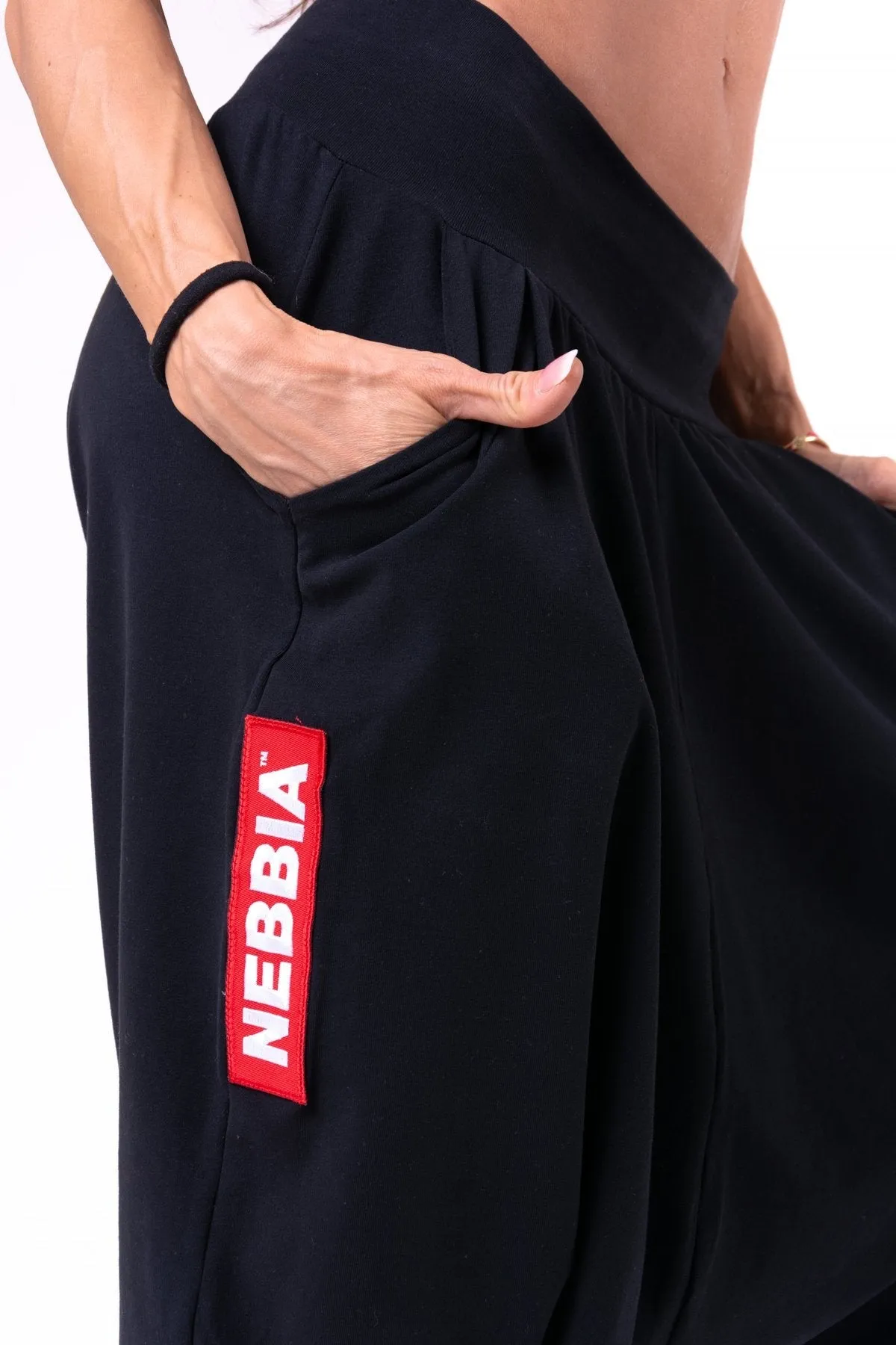 Nebbia Red Label Aladdins Pants 668 - Black