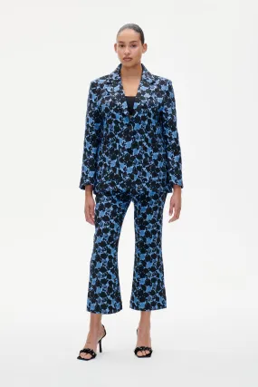 NENNE | Blue Flower Jacquard