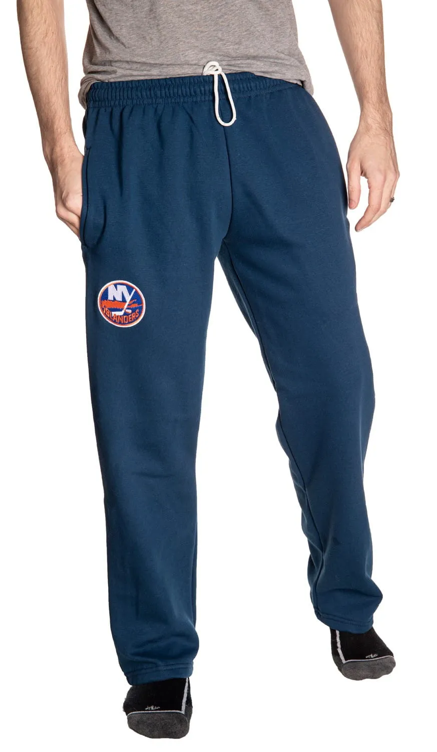 New York Islanders Embroidered Logo Sweatpants for Men