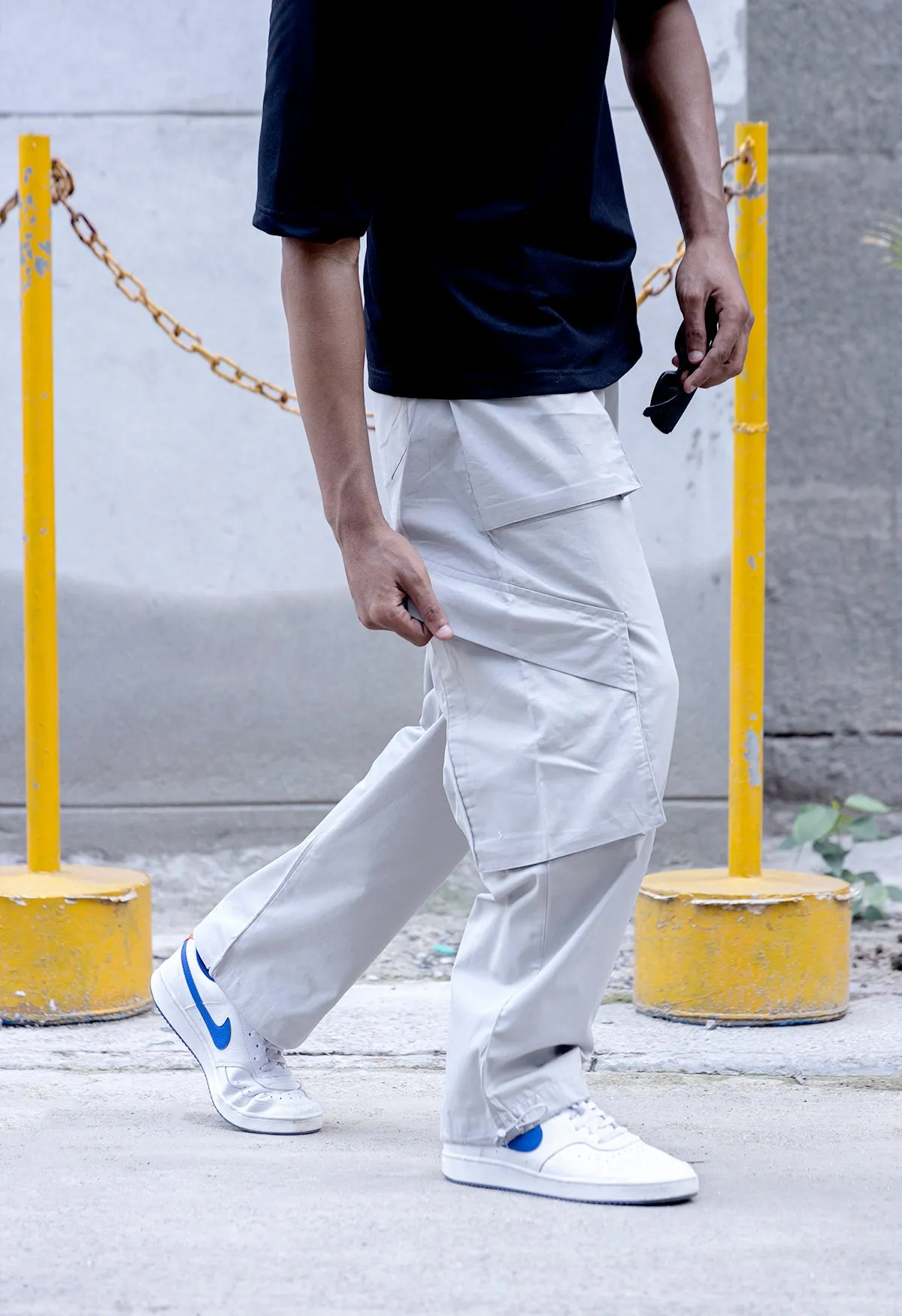 NOMAD Ivory Parachute Pants