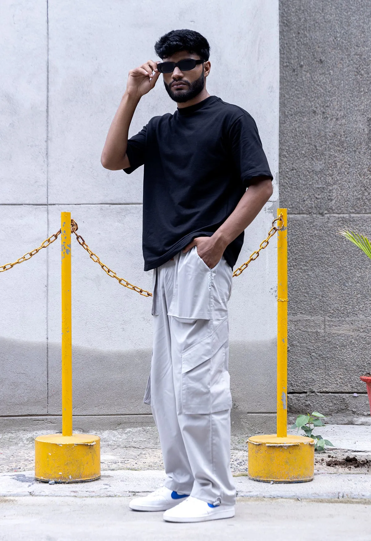 NOMAD Ivory Parachute Pants