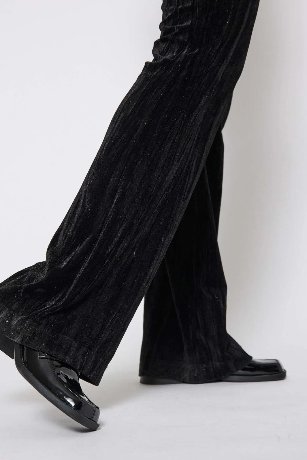 NORR - Velvetta Flared Pants - Black