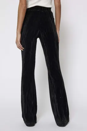 NORR - Velvetta Flared Pants - Black