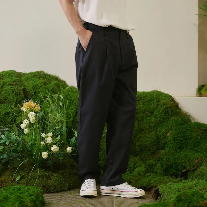 NORYBRAND ストレートドレープパンツ NGA024