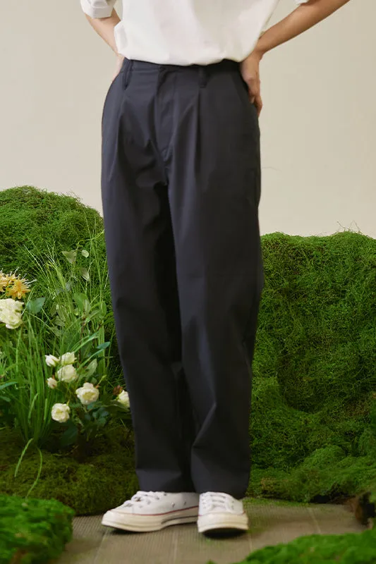 NORYBRAND ストレートドレープパンツ NGA024