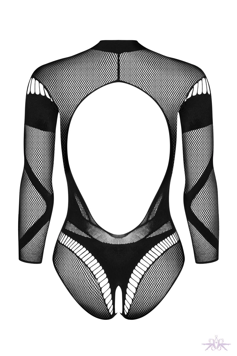 Obsessive Long Sleeved Open Bodysuit