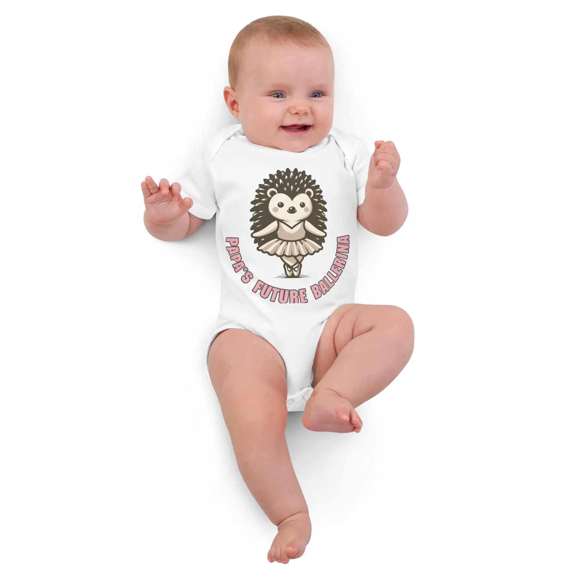 Organic Cotton Papa's Future Ballerina Baby Bodysuit