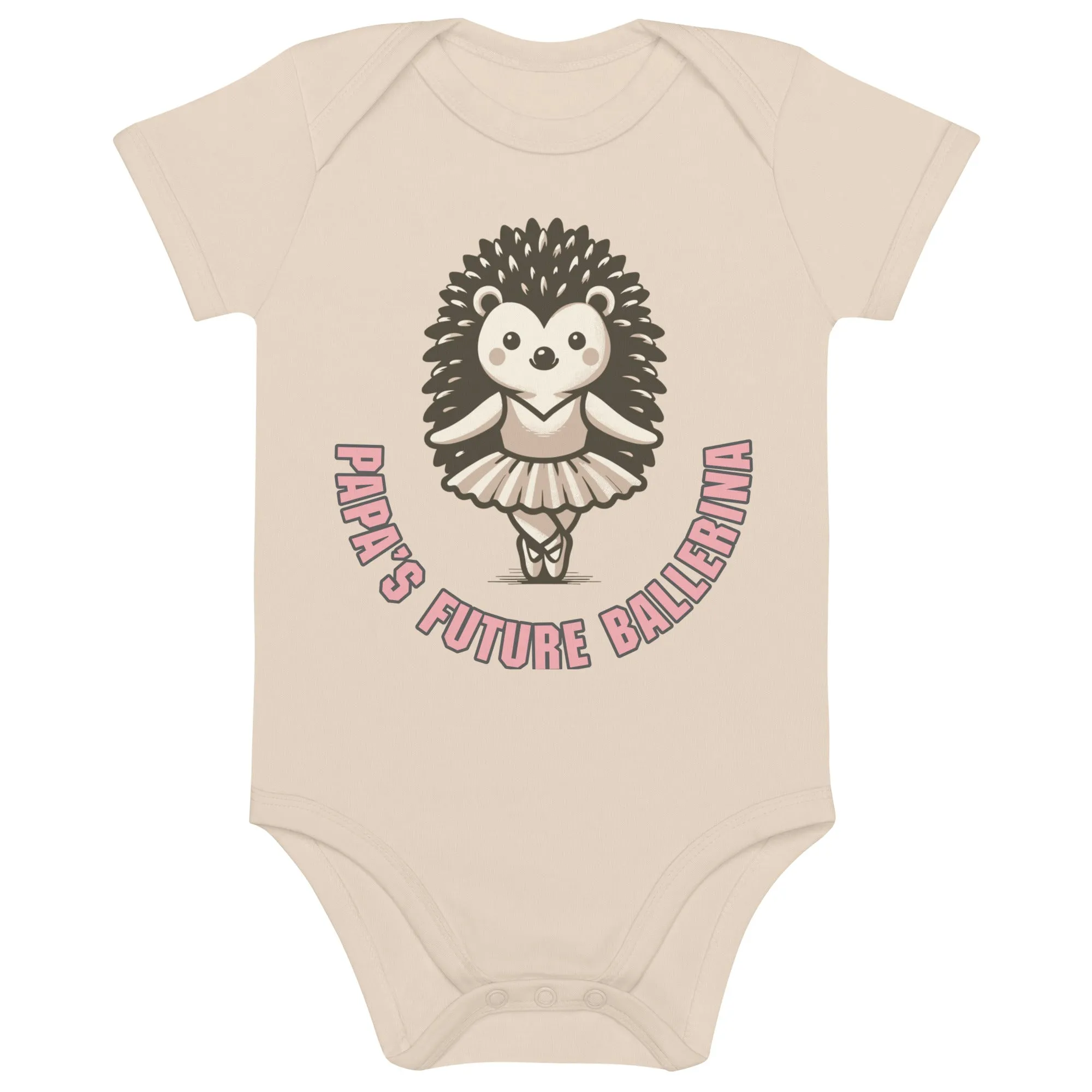 Organic Cotton Papa's Future Ballerina Baby Bodysuit
