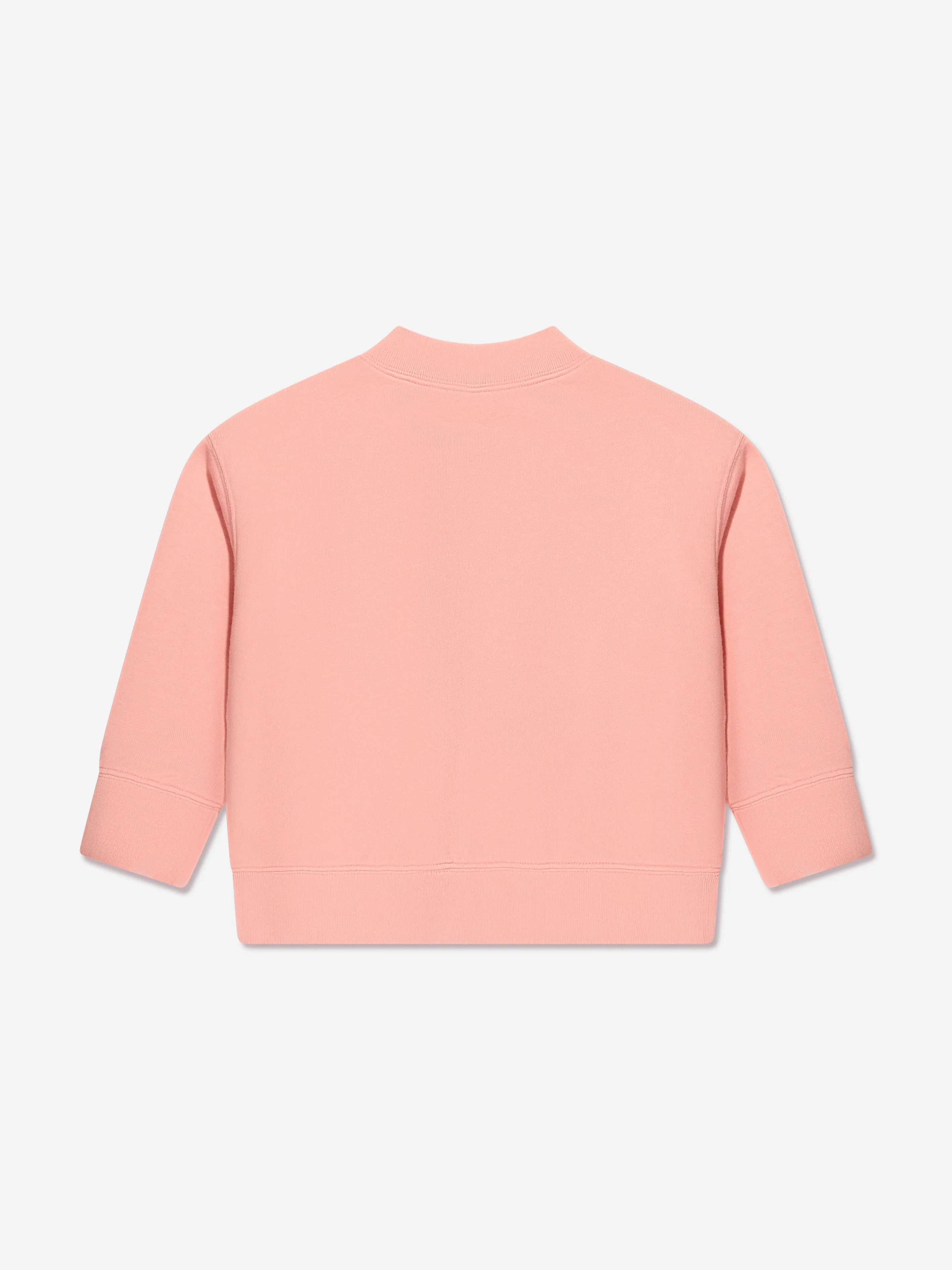 Palm Angels Girls Bear Sweatshirt in Pink