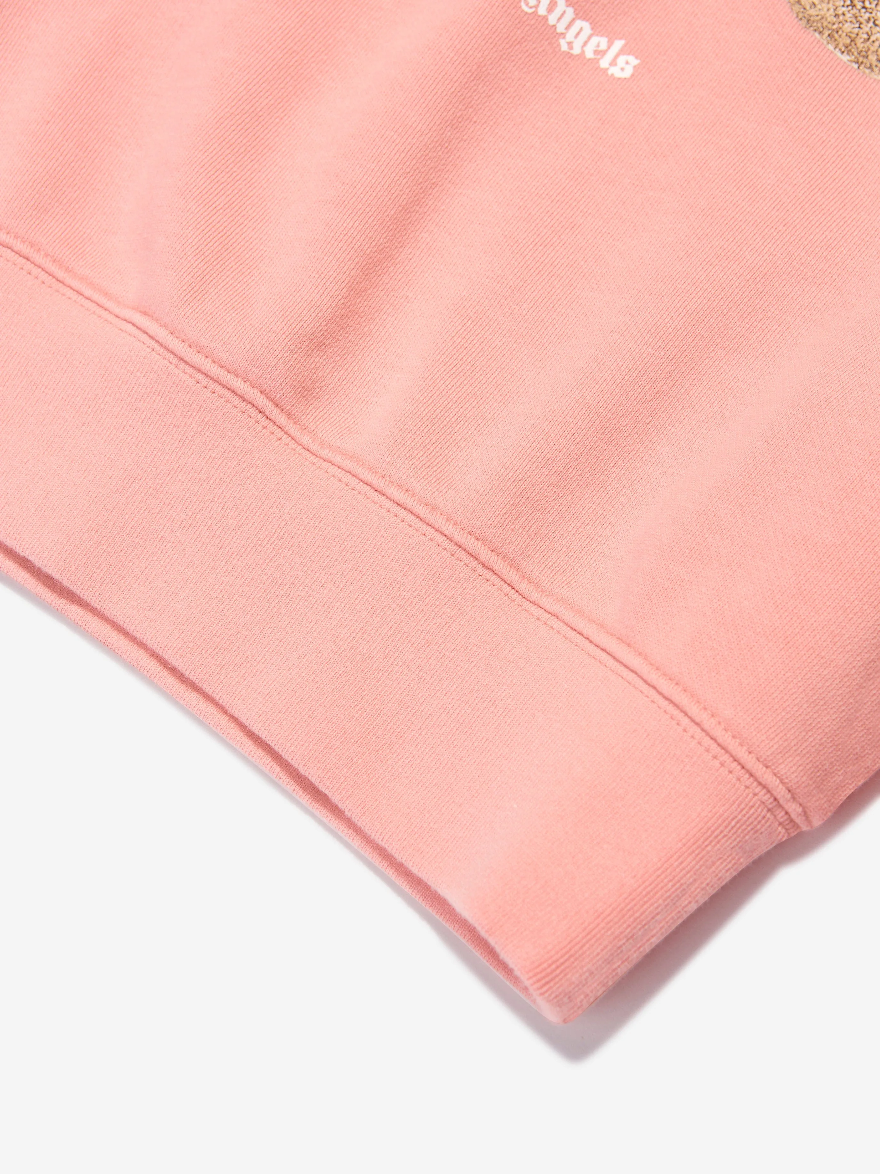 Palm Angels Girls Bear Sweatshirt in Pink