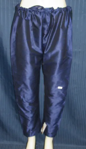 Pant 6316 Navy Blue Tussar Palazzo Pant Trouser Shieno Sarees