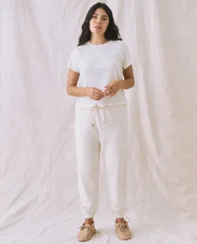 Pants B590085 Washed-White