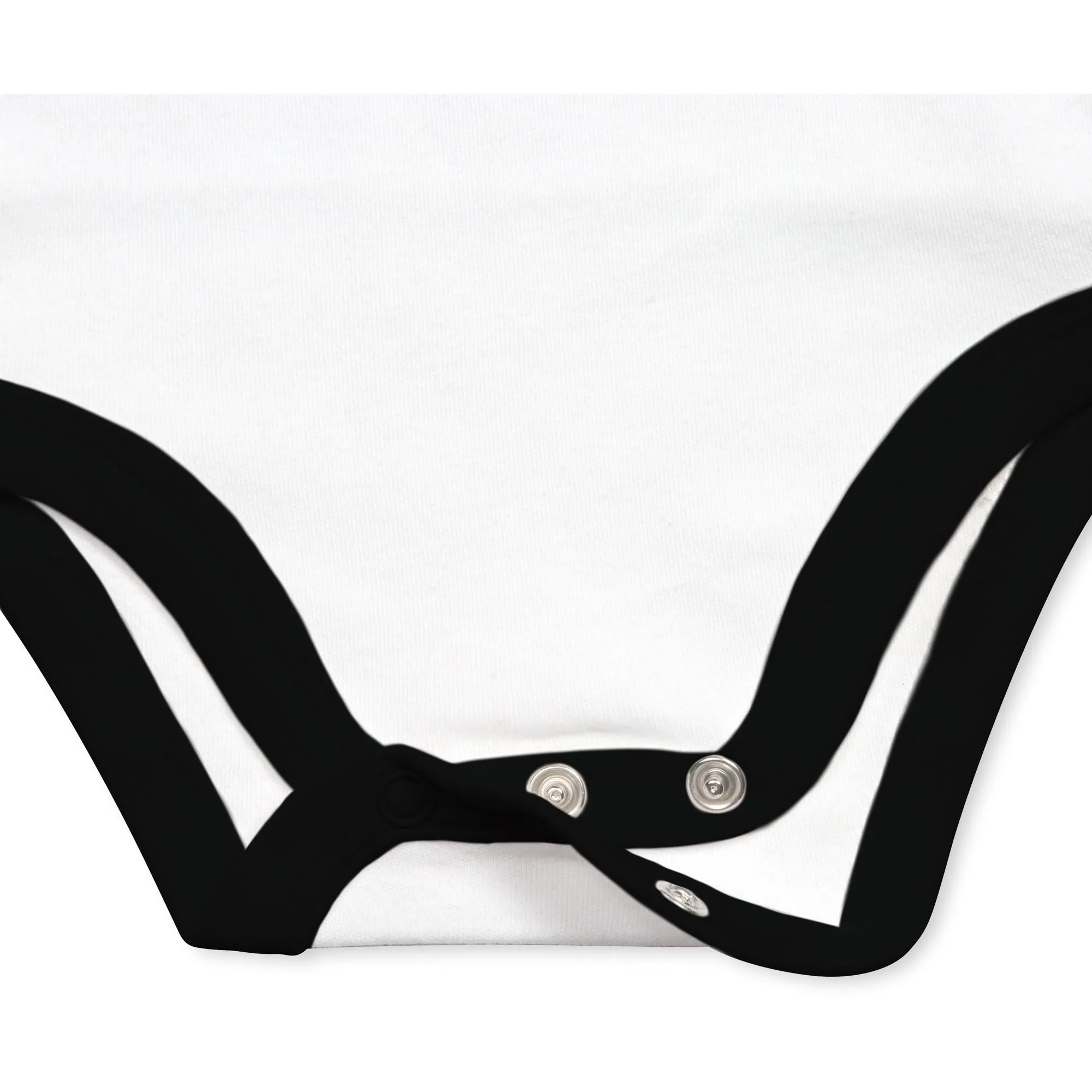 Pass Out Black Trimmed Onesie