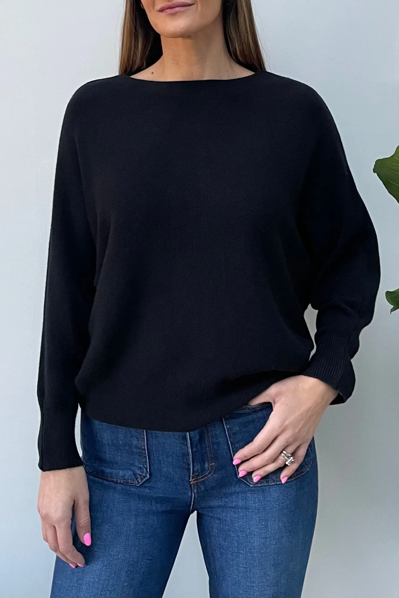 Pearl Back Sweater