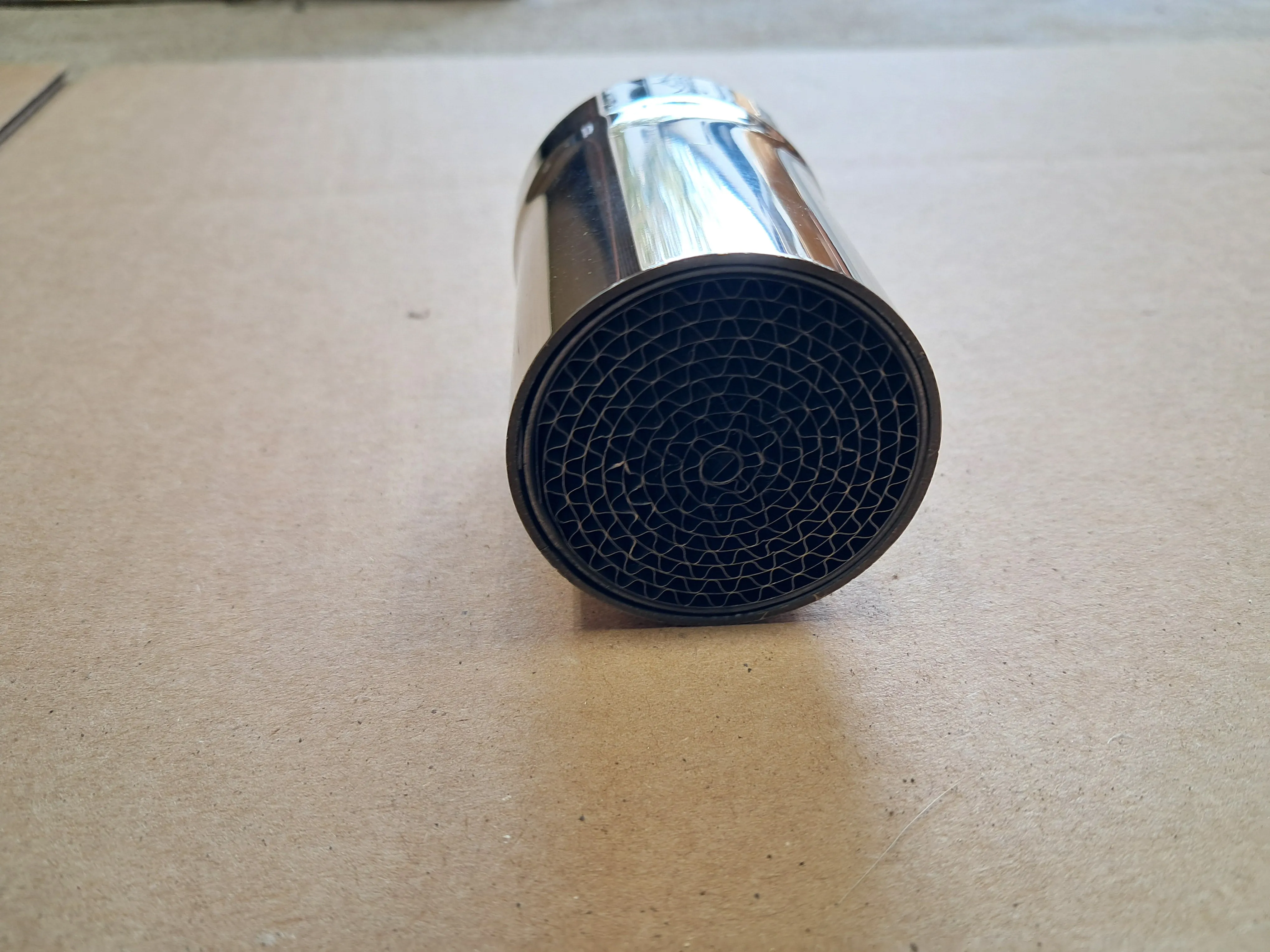 Performance exhaust baffle