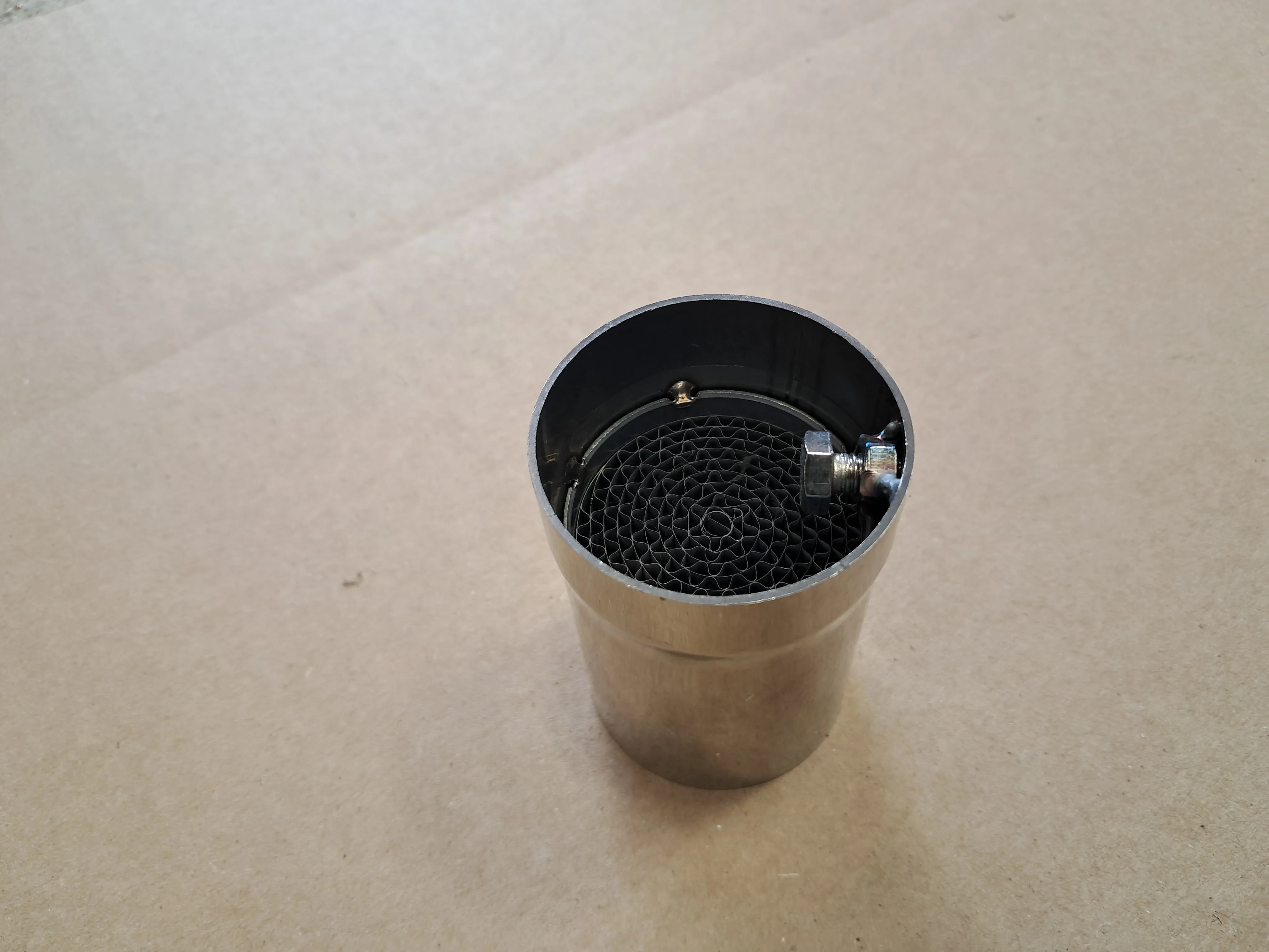 Performance exhaust baffle