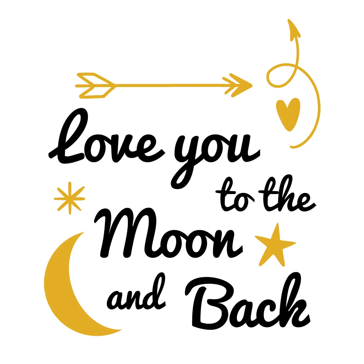 [Personalized] Endanzoo Organic Baby Bodysuit - Love You To The Moon & Back