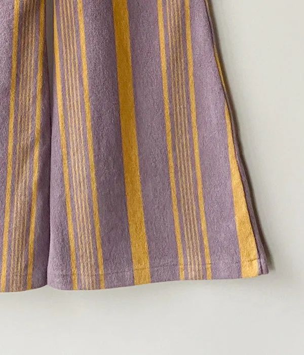 PHEENY/PILE BORDER FLARED PANTS(LAVENDER)