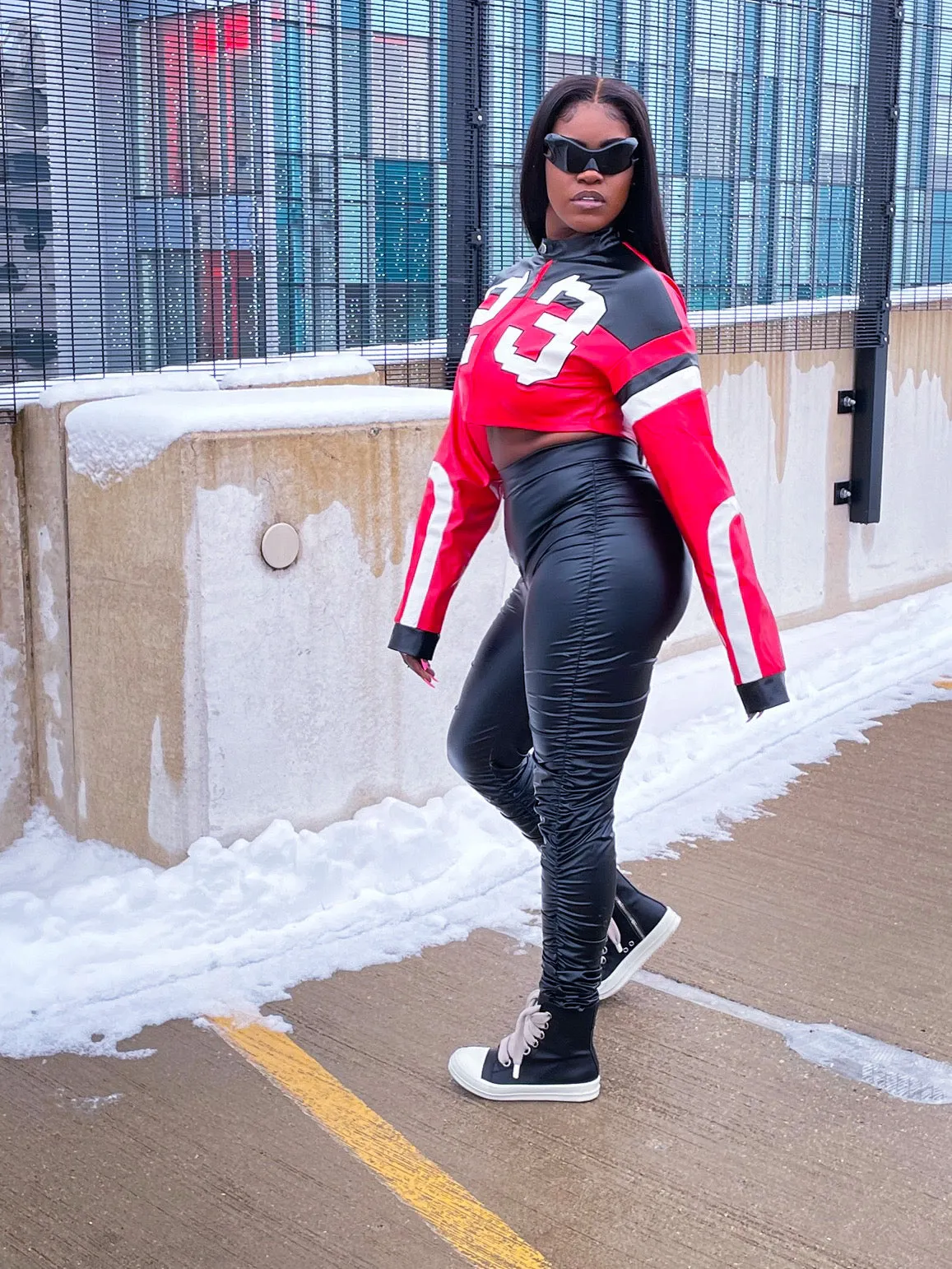 ‘Porsche’ Leather Pants
