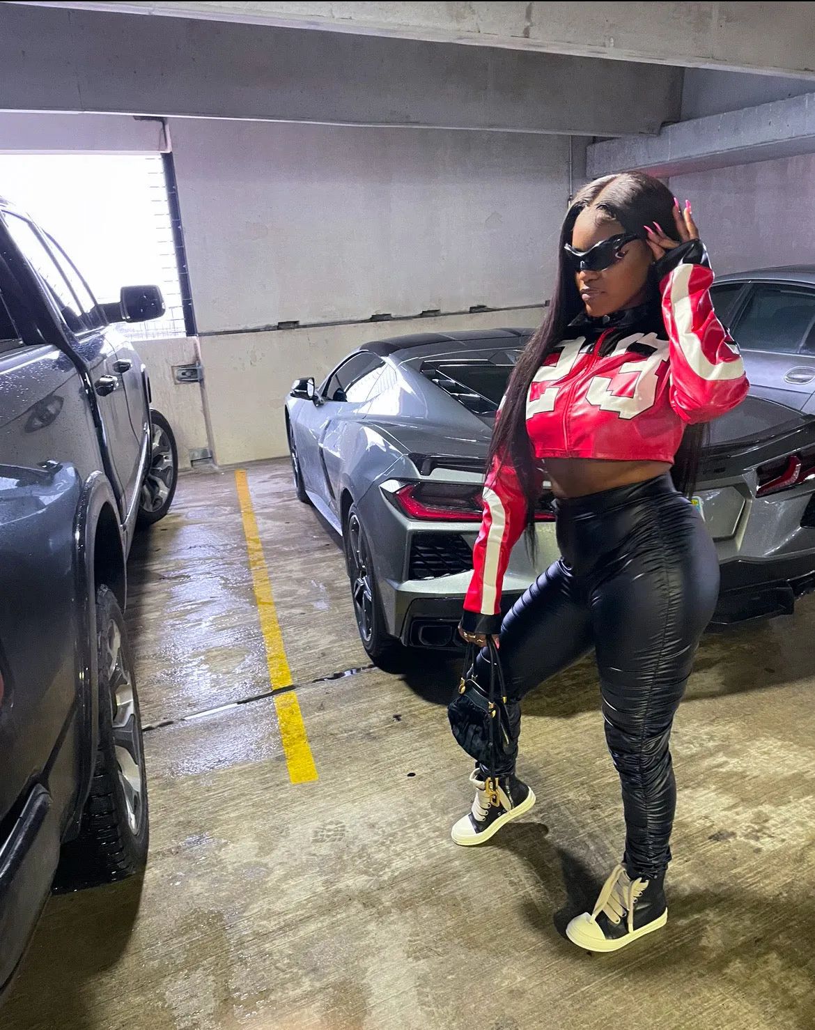 ‘Porsche’ Leather Pants