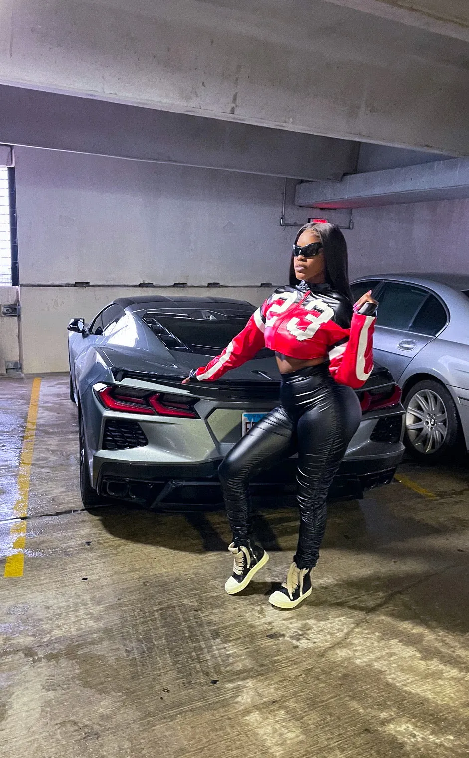 ‘Porsche’ Leather Pants