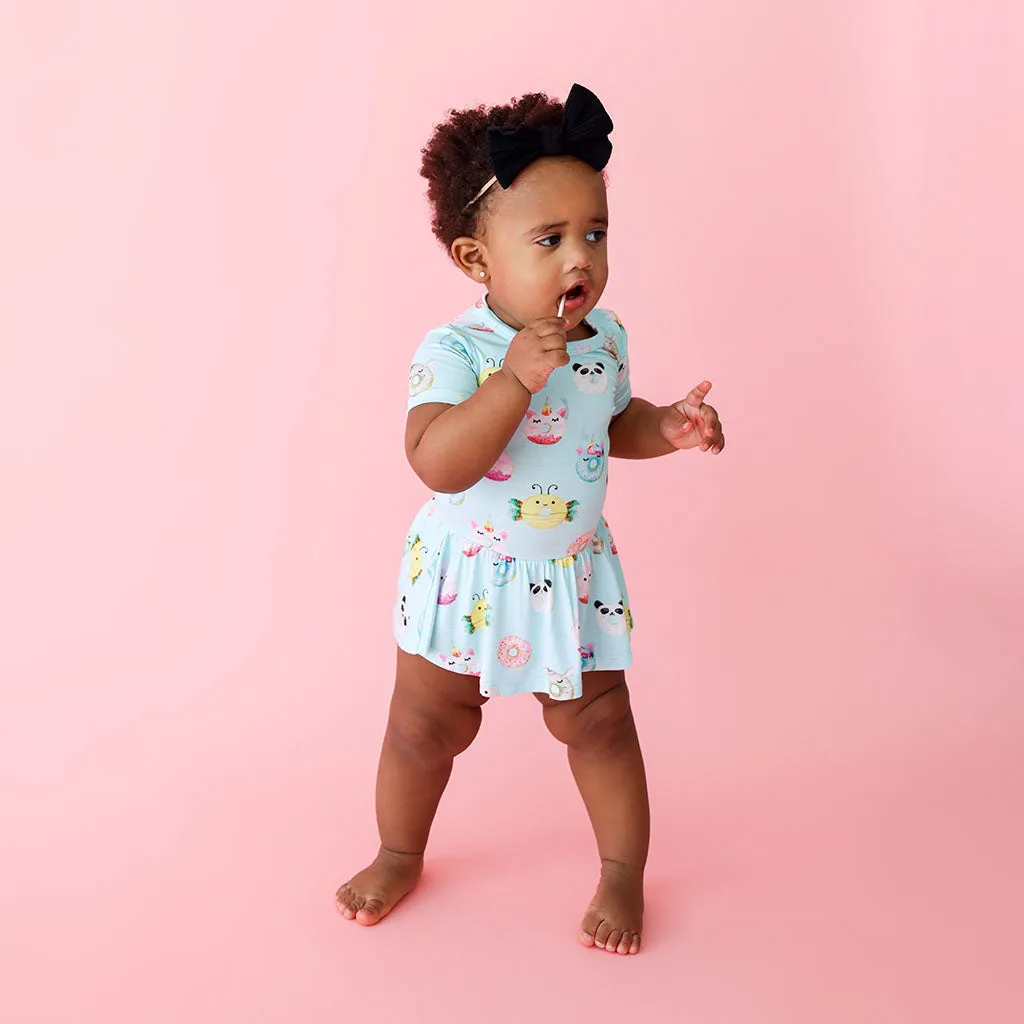 Posh Peanut Donuts S/S Basic Twirl Skirt Bodysuit