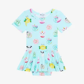 Posh Peanut Donuts S/S Basic Twirl Skirt Bodysuit