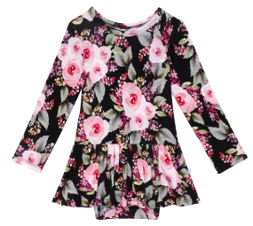 Posh Peanut Milana L/S Twirl Skirt Bodysuit