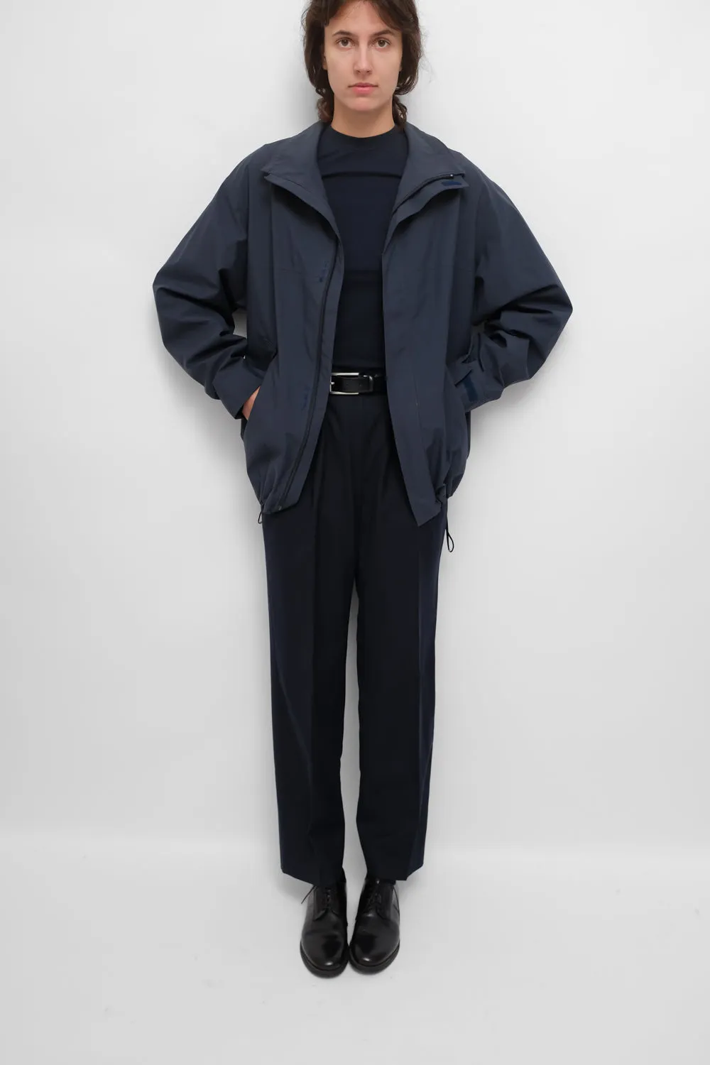 PURE WOOL NIGHTBLUE CHECKED SUIT PANTS