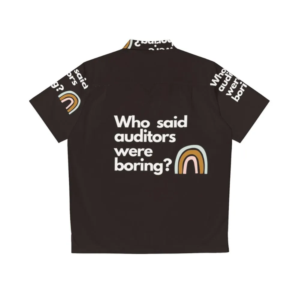 "Proud Auditor Hawaiian Shirt: Celebrating Accounting Professionals"