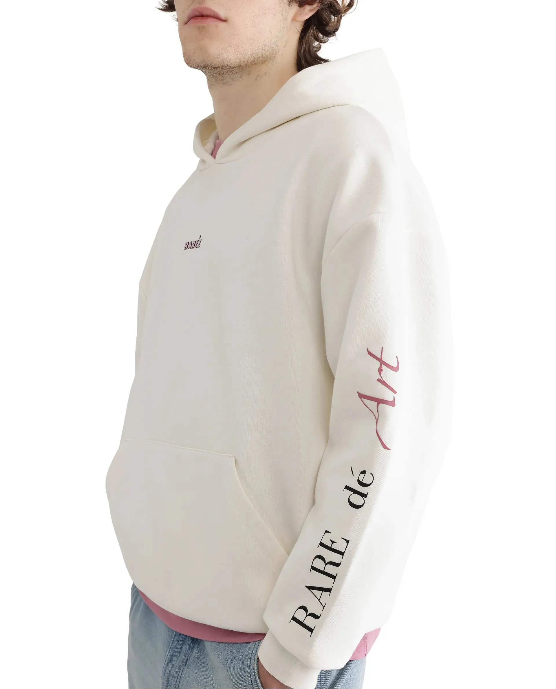 Rare Rabbit Men Maner Off White Full Sleeve Boxy Fit Printed Sweatshirt