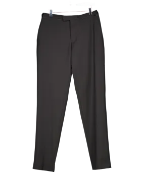 REISS Modern Fit Tuxedo Trousers In Black W34