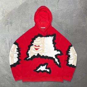 Retro Print Casual Street Hoodie