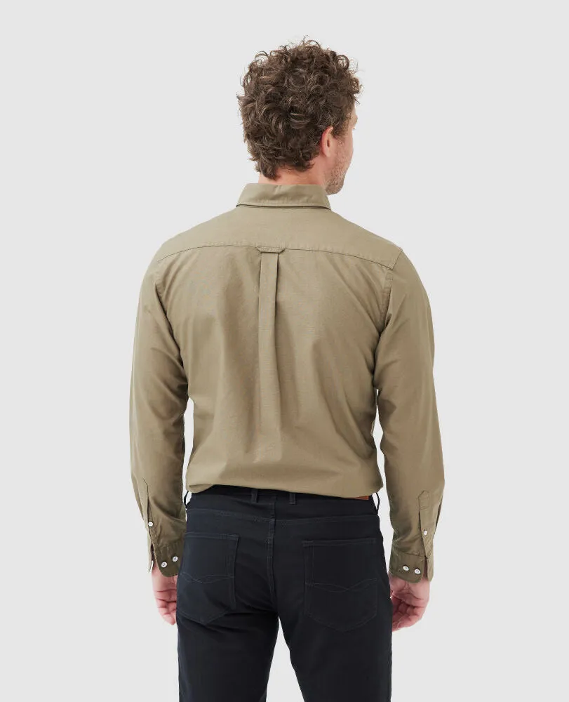 Rodd & Gunn - Gunn Oxford Shirt - Sports Fit - Olive
