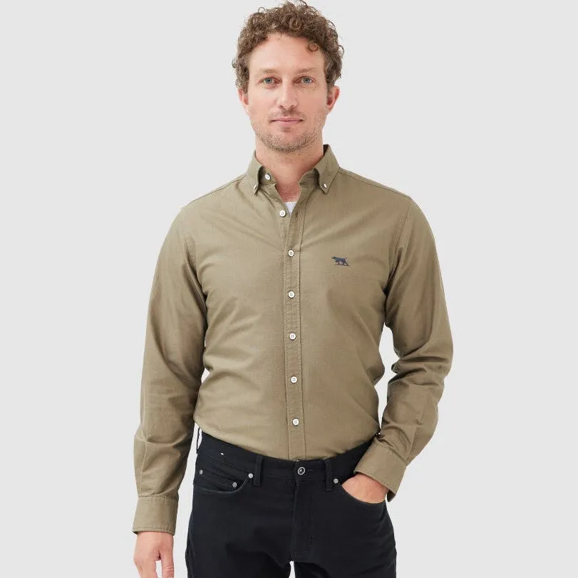 Rodd & Gunn - Gunn Oxford Shirt - Sports Fit - Olive