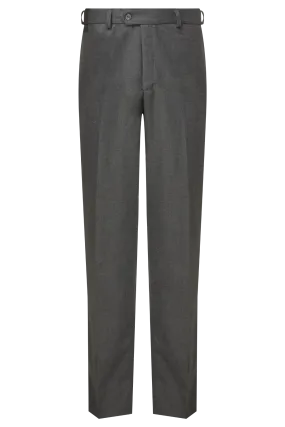Senior Boys’ Regular Fit School Trousers - Grey