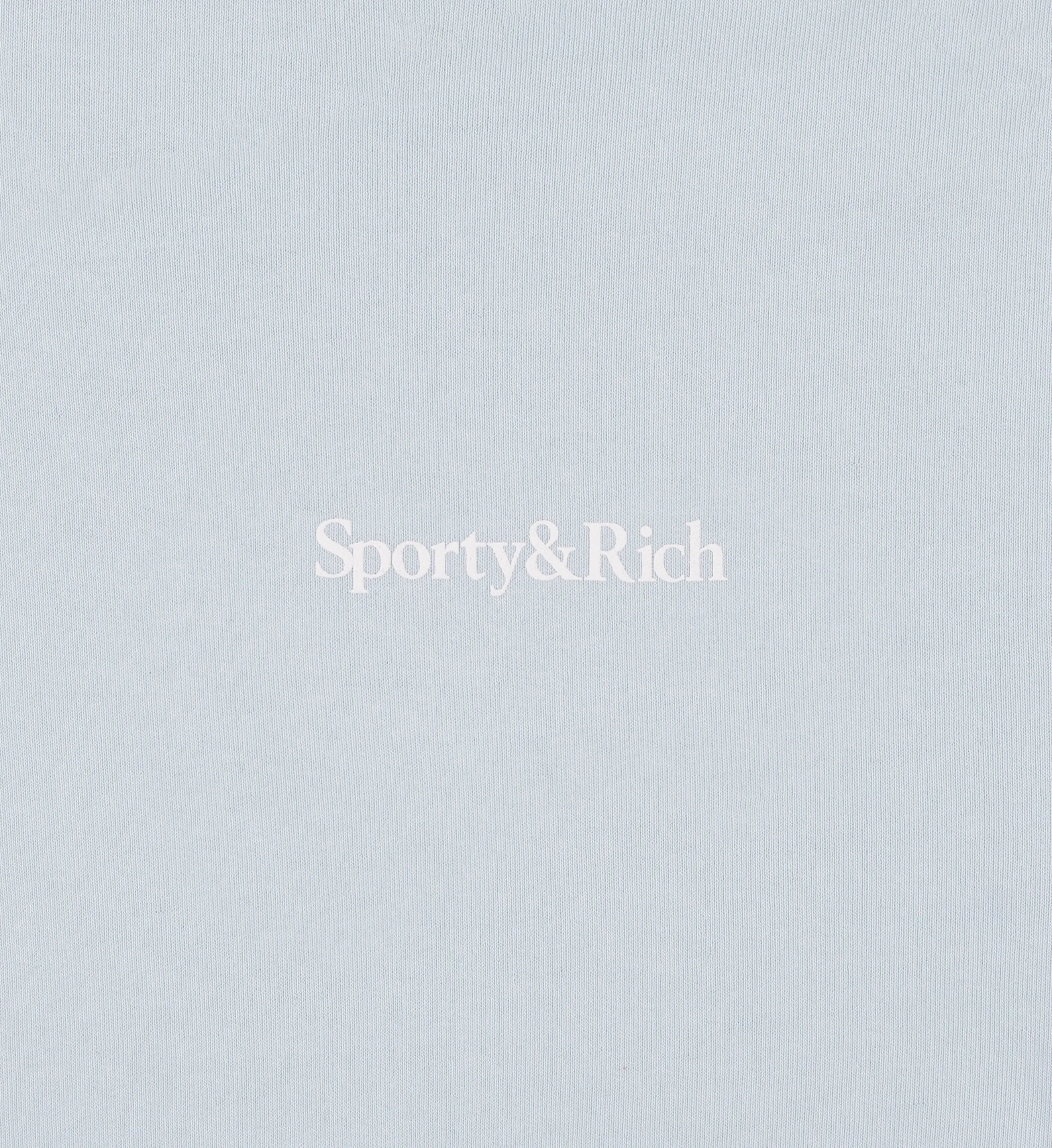Serif Logo Sweatpant - Baby Blue/White
