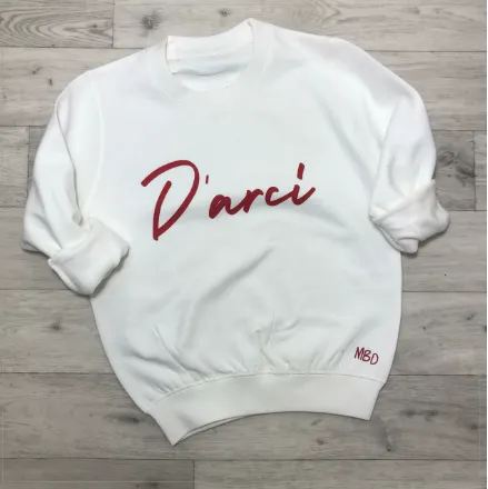 Signature Name Sweater