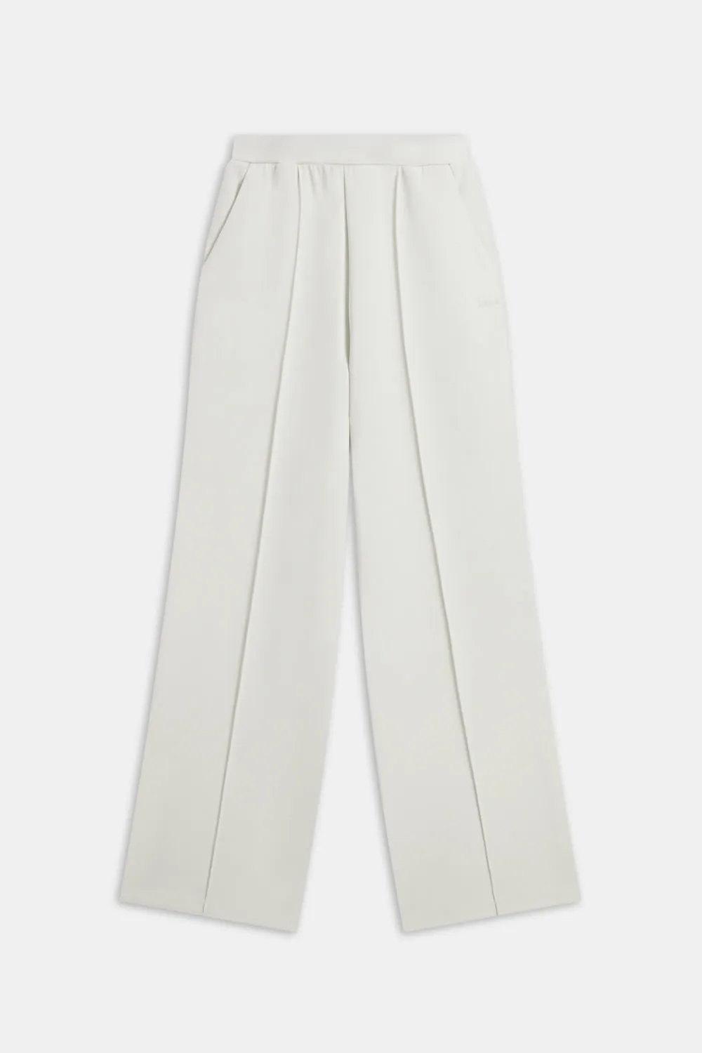 SOFTSMART ELEVATED WIDE LEG JOGGER - ECRU