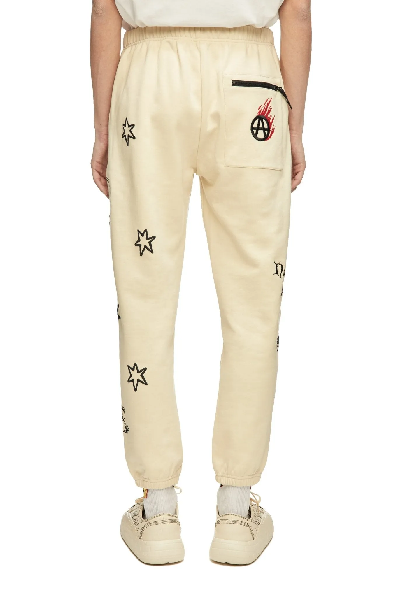 STAR MOON SWEATPANTS BEIGE