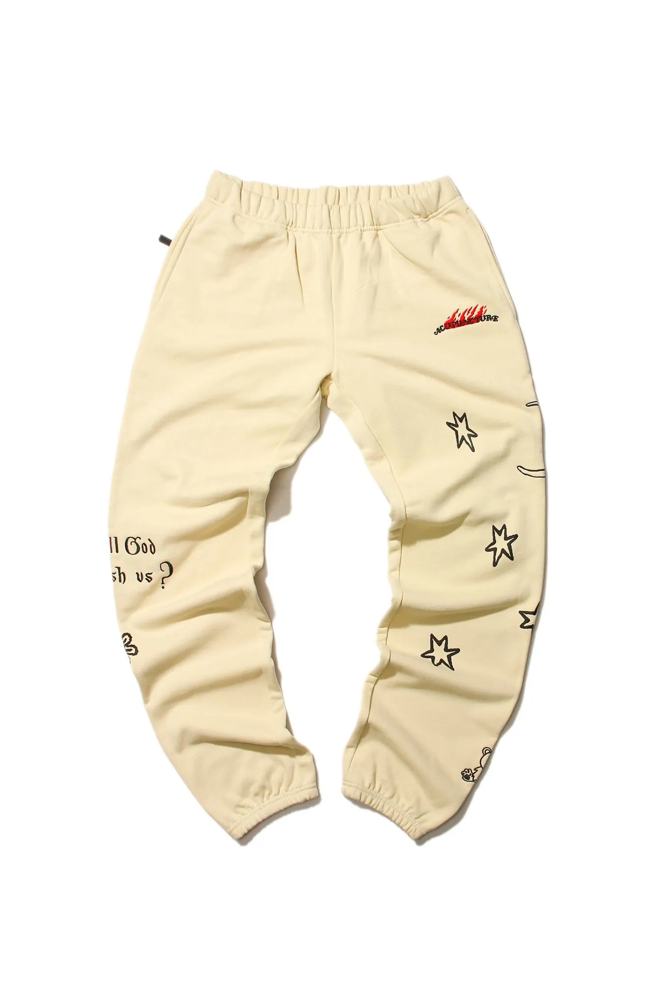 STAR MOON SWEATPANTS BEIGE