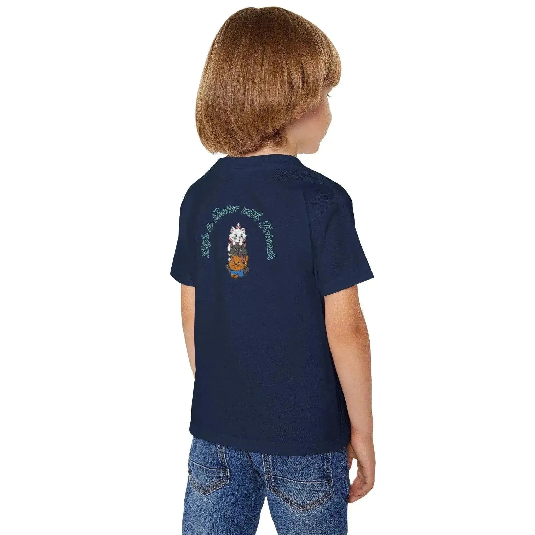 Sweet Cartoon Kitty T-Shirt For Cat Lovers